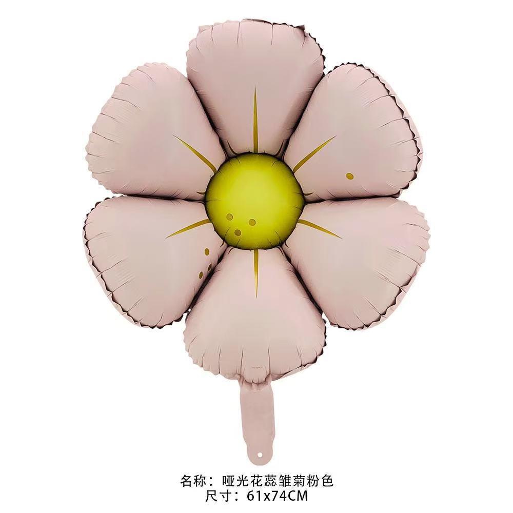 Line Daisy Flower Foil