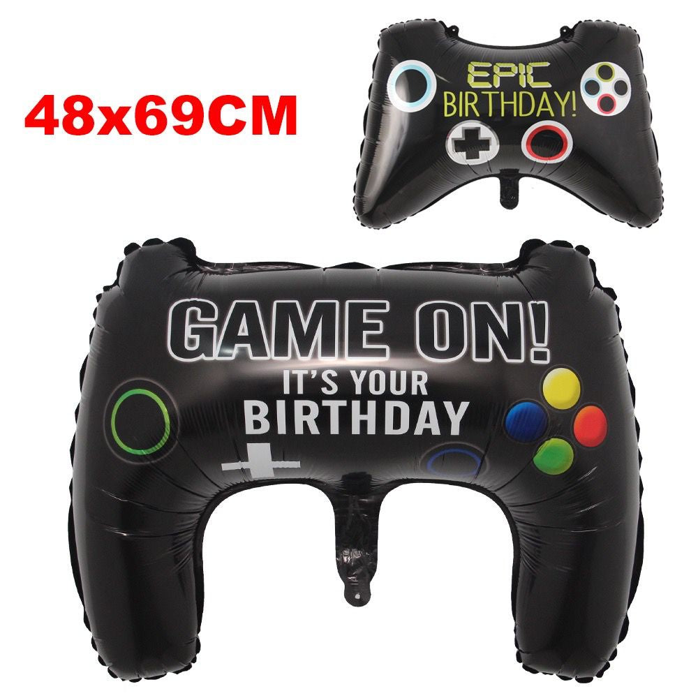 Video Game Controller Kids Gaming Theme Foil Balloons