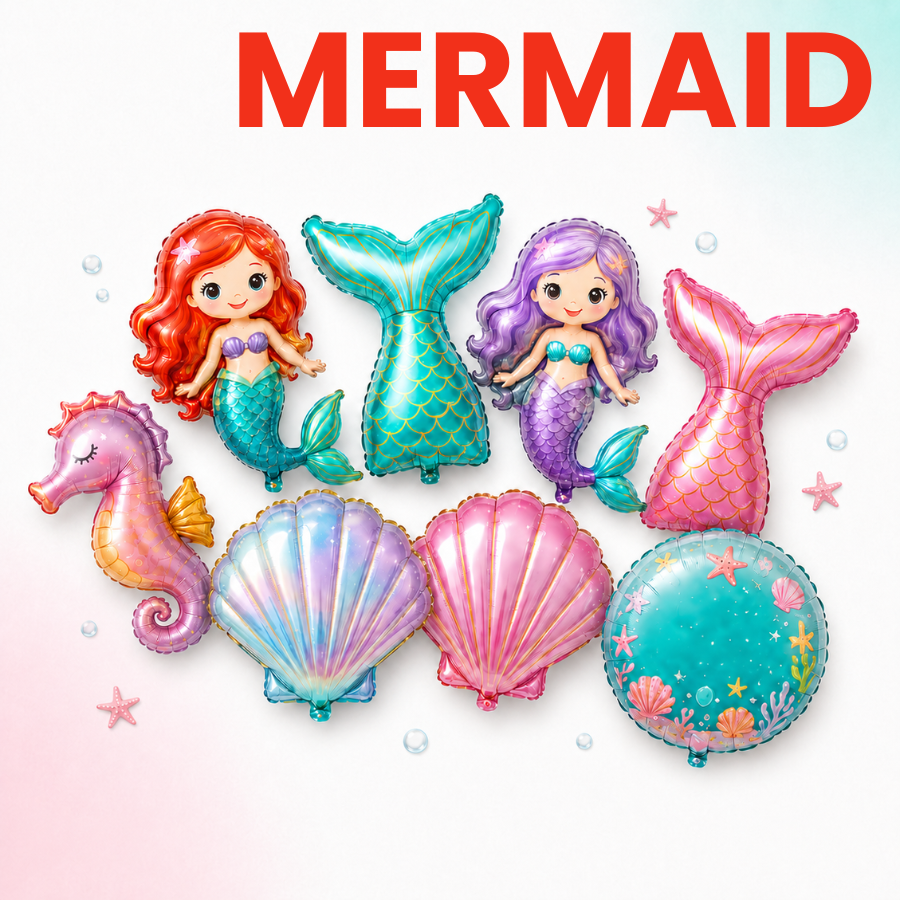 Mermaid Theme Balloons