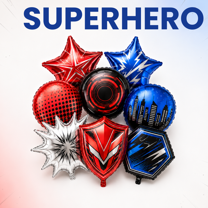 Spiderman Theme Balloons