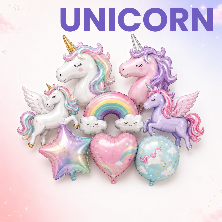 Unicorn Theme Balloons