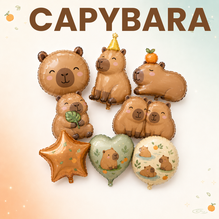 Capybara Foil Balloons
