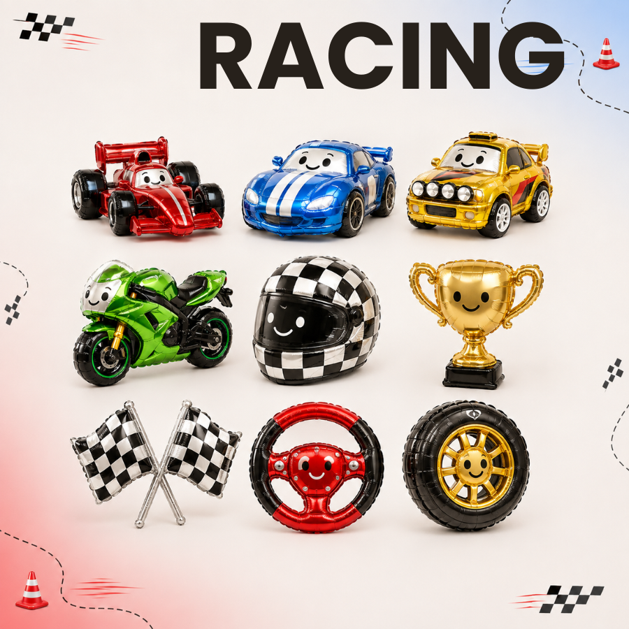 Car Race Theme McQueen Balloons