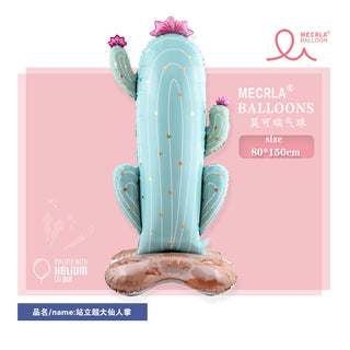 Blue Cactus Stand
