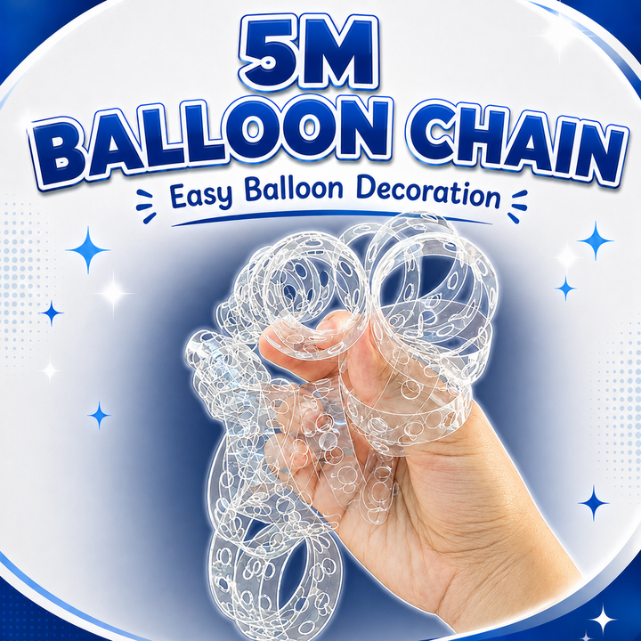 5m Balloon Chain 2 Holes