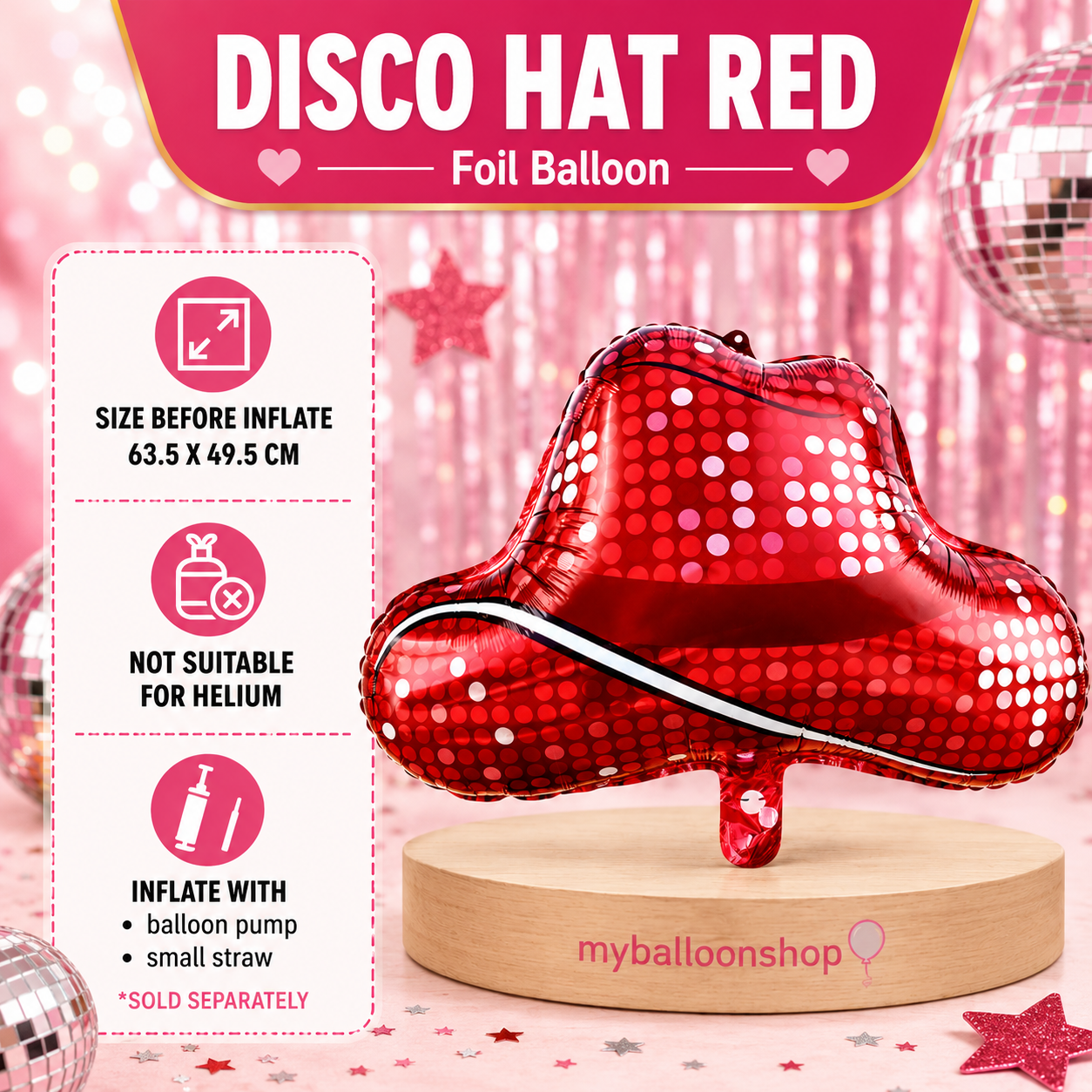 Retro 60's Music Balloons