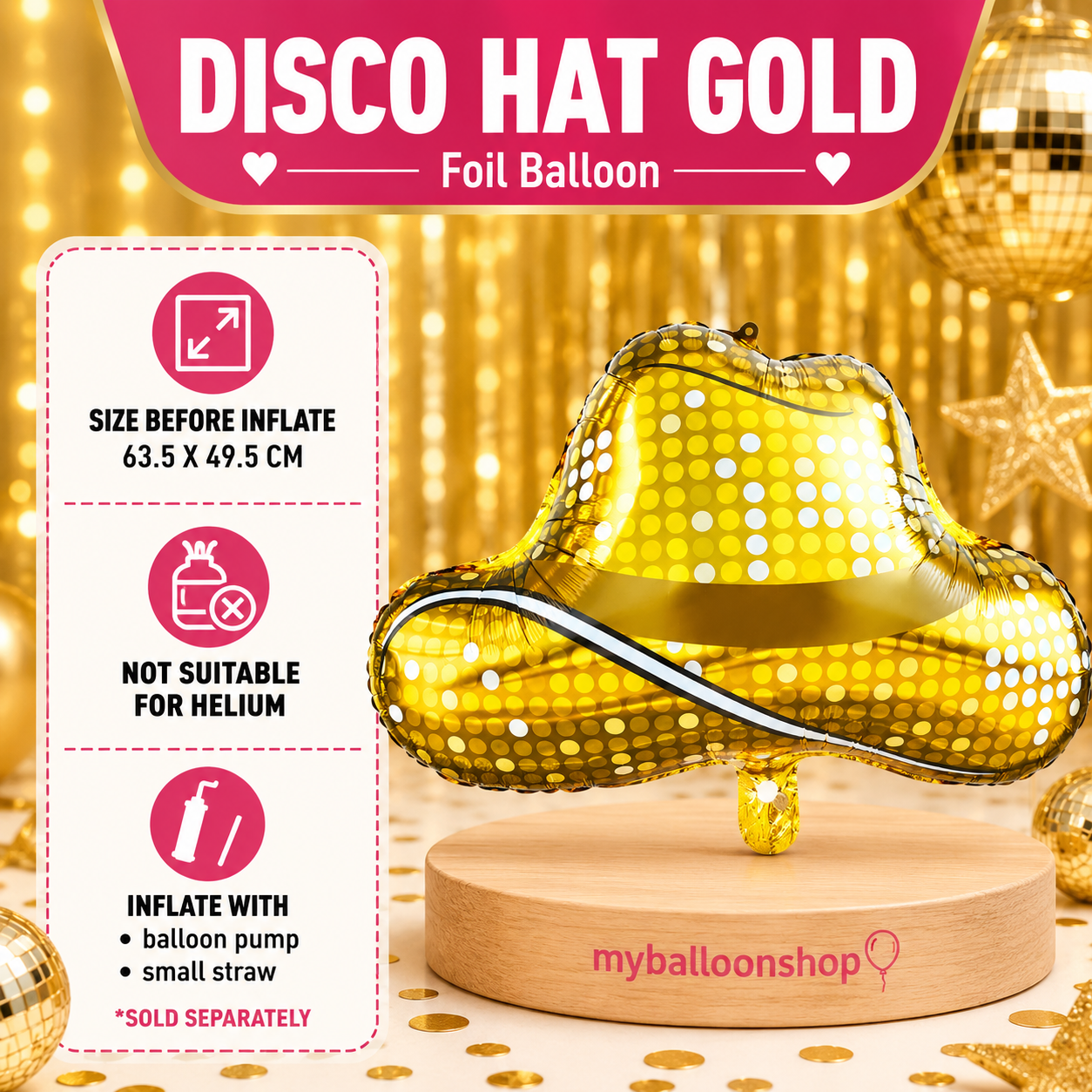 Retro 60's Music Balloons