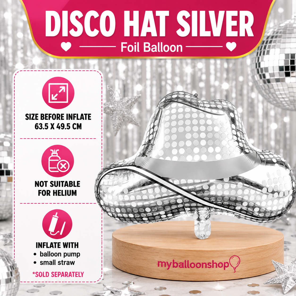 Retro 60's Music Balloons