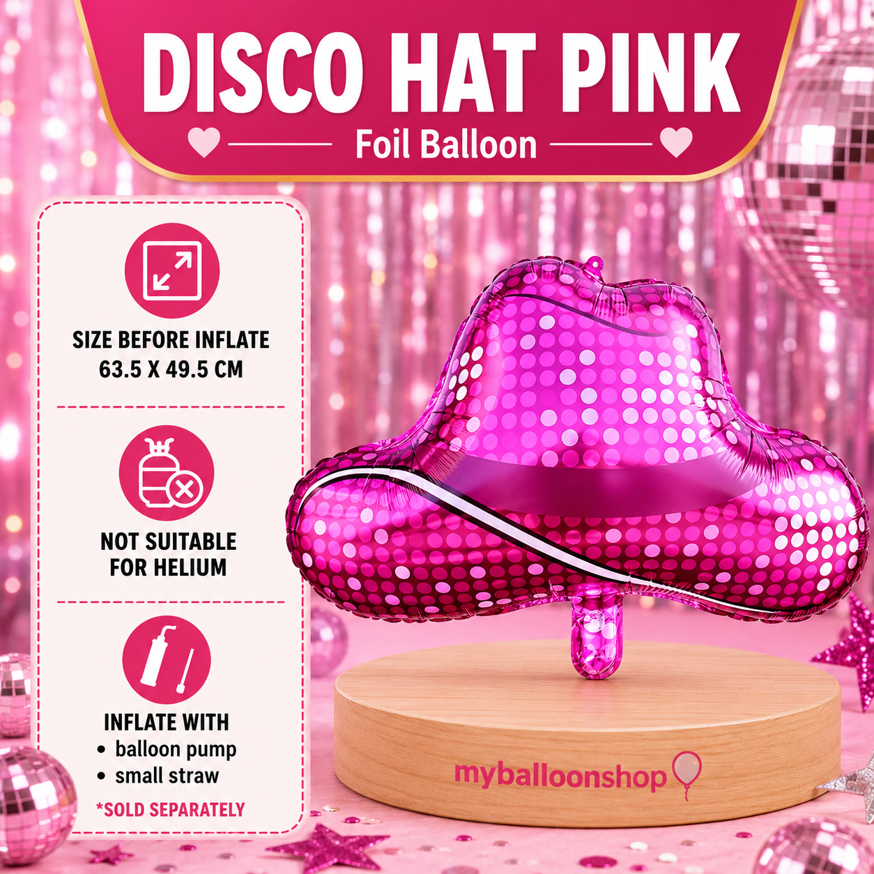 Retro 60's Music Balloons