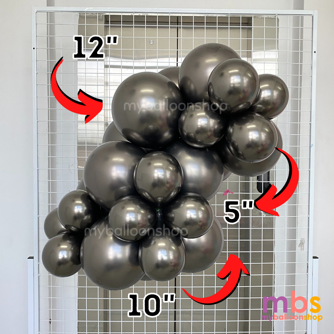 [1 pc] - 18 inch Chrome Balloons