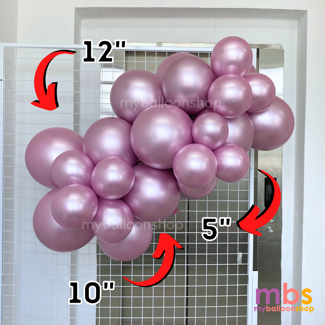 [1 pc] - 18 inch Chrome Balloons