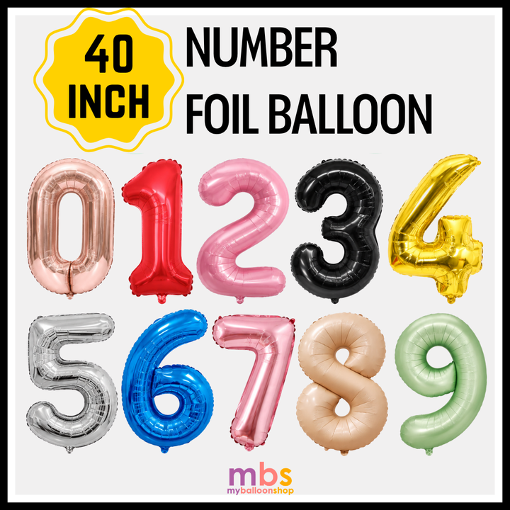 【40 INCH】Number Balloons