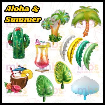 Summer Aloha Tree Balloons