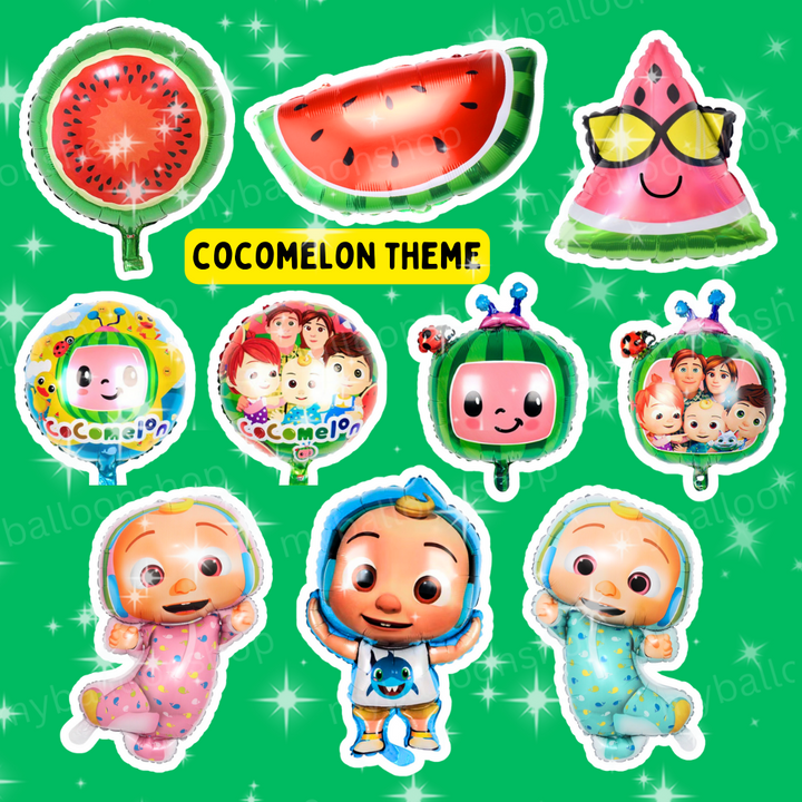 Cocomelon Printed Cartoon Foiled Balloons