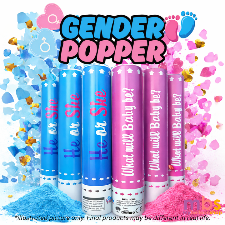 Gender Reveal Party Popper