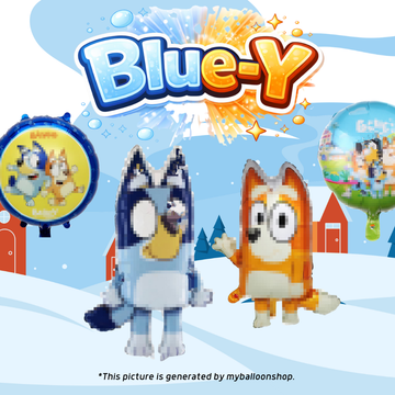 Bluey Foil Balloons