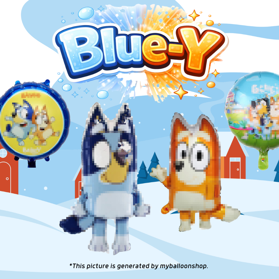 Bluey Foil Balloons