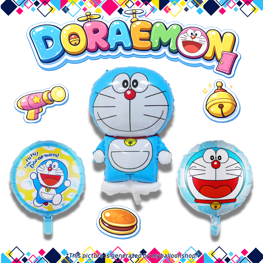 Doraemon Theme Balloon
