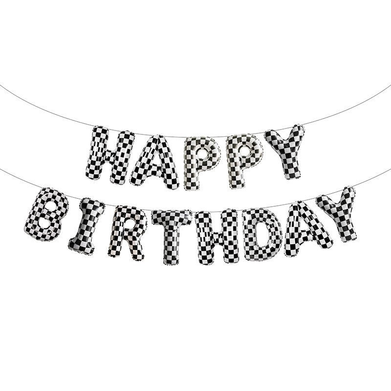 16 inch Happy Birthday Balloons Banner