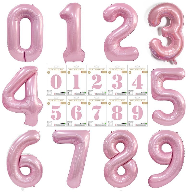 40 inch Number [0-9] Balloons