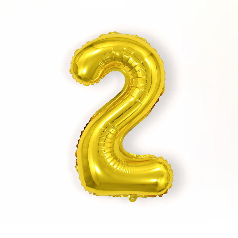 【16 INCH】Gold ABC Balloons