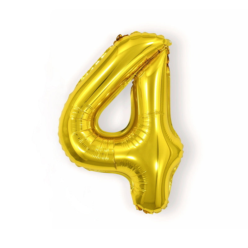 【16 INCH】Gold ABC Balloons