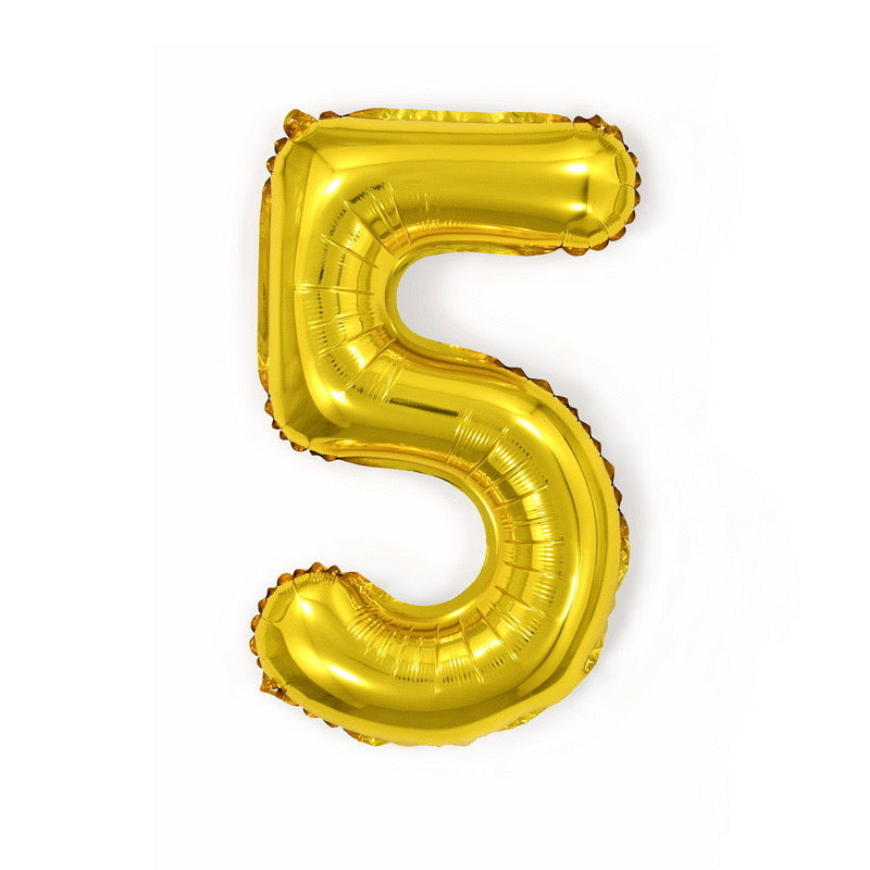 【16 INCH】Gold ABC Balloons