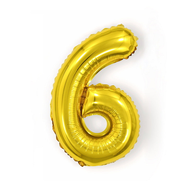 【16 INCH】Gold ABC Balloons