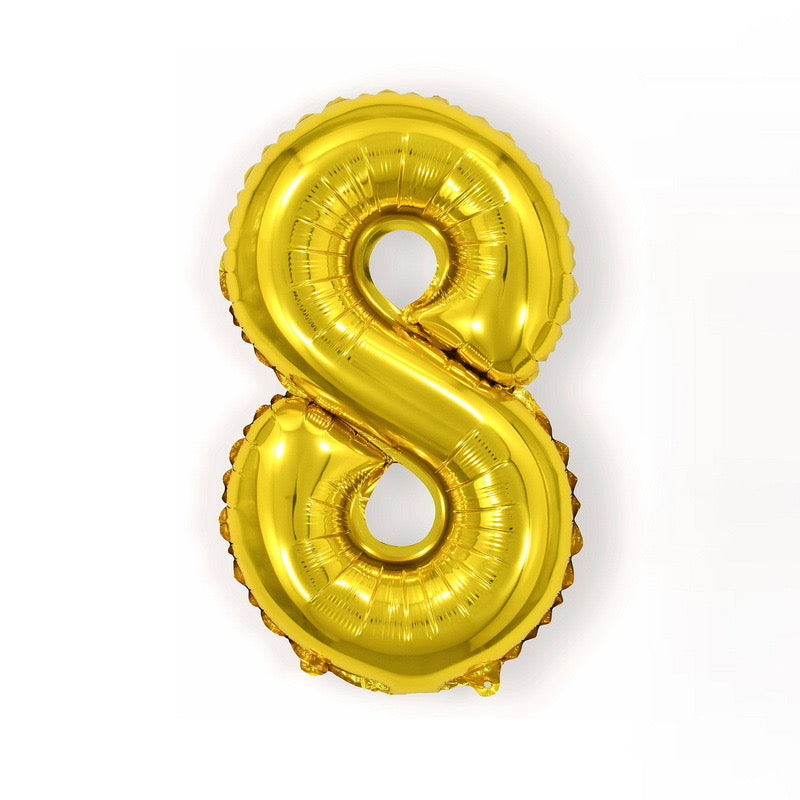 【16 INCH】Gold ABC Balloons
