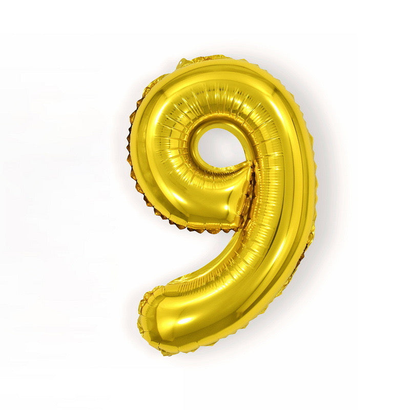 【16 INCH】Gold ABC Balloons