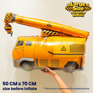 Construction Crane Forklift Digger Balloons