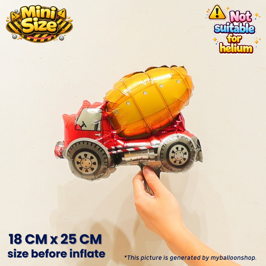 Construction Crane Forklift Digger Balloons