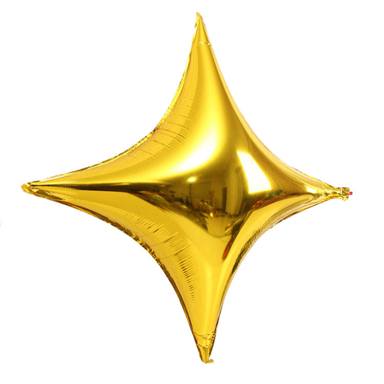 10/ 26 Inch 4 Pointed Star Foil Balloons