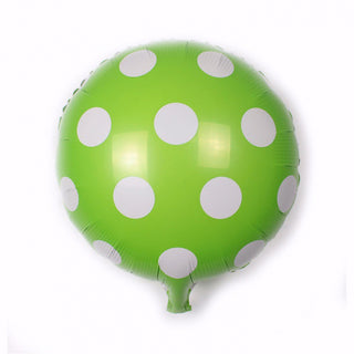 18" Polka Light Green