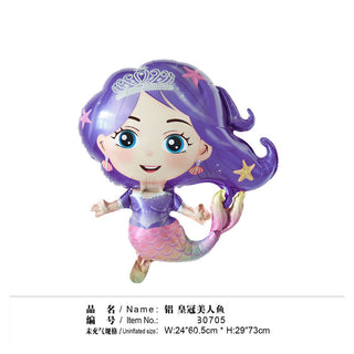Mermaid Princess Purple