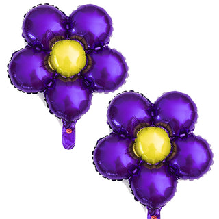 2pcs Petal Purple