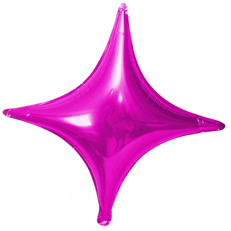 10/ 26 Inch 4 Pointed Star Foil Balloons