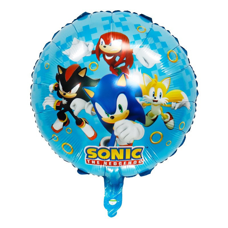 Sonic Character Balloons Foiled Cartoon