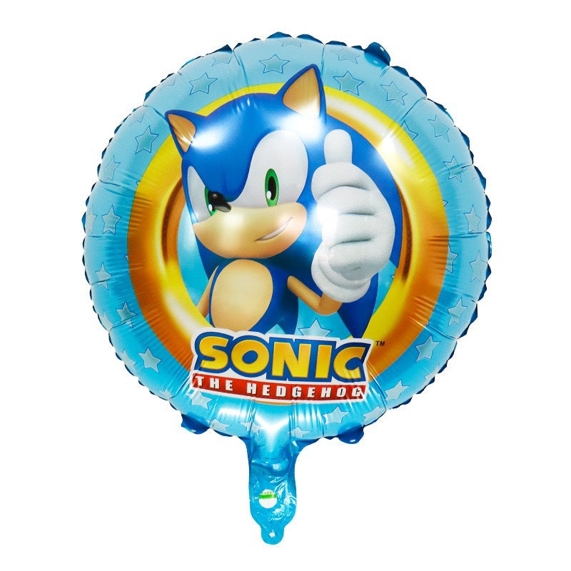 Sonic Character Balloons Foiled Cartoon