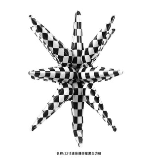 Starburst Checkered 22"