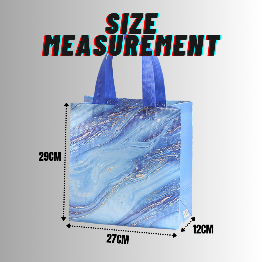 Non Woven Bag Marble Medium Size