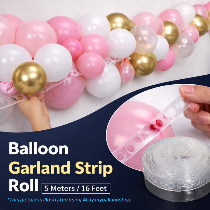 5m Balloon Chain 2 Holes