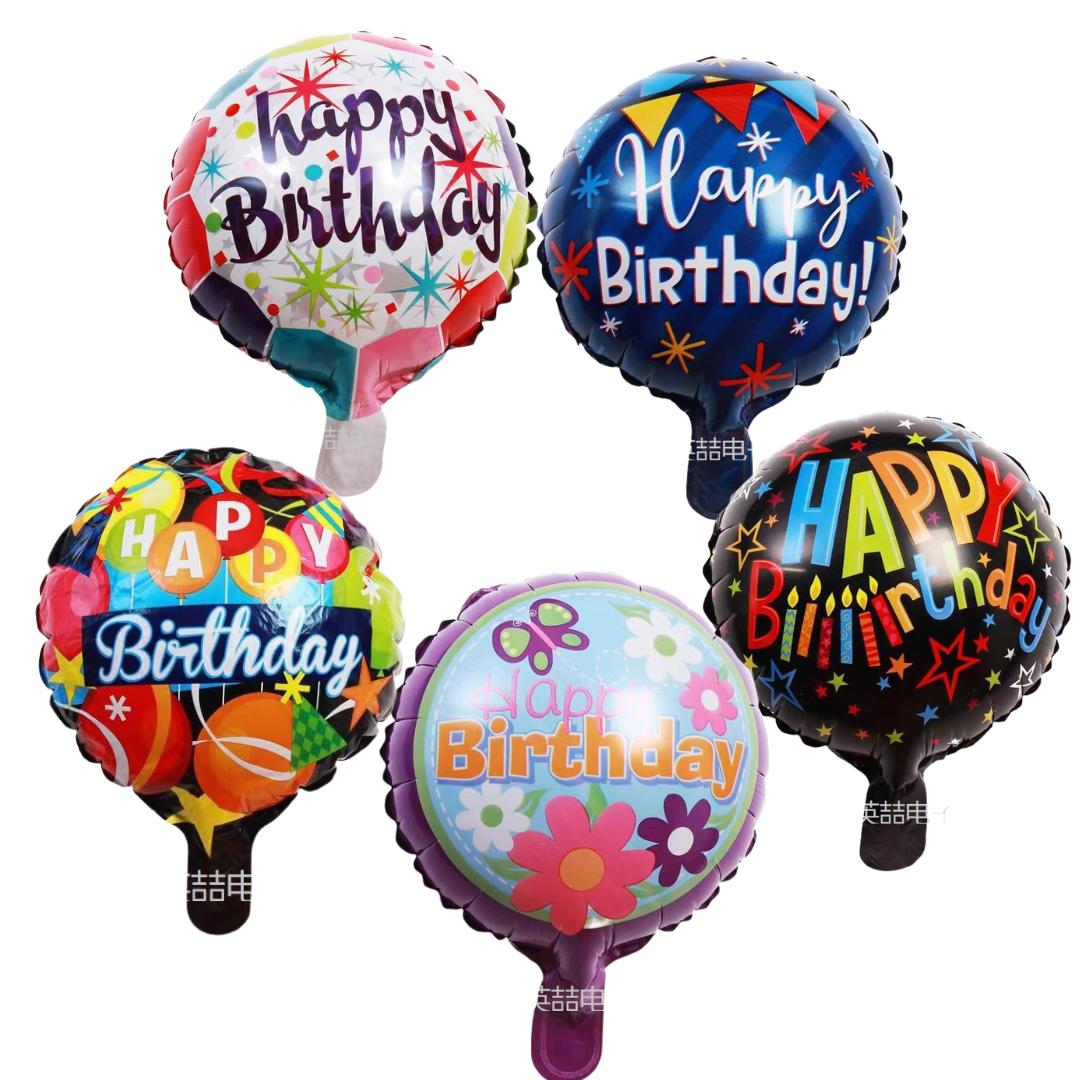 (Murah!)- 10 inch Happy Birthday Foil Balloons