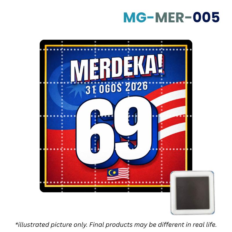 Magnet/Pin Hari Merdeka