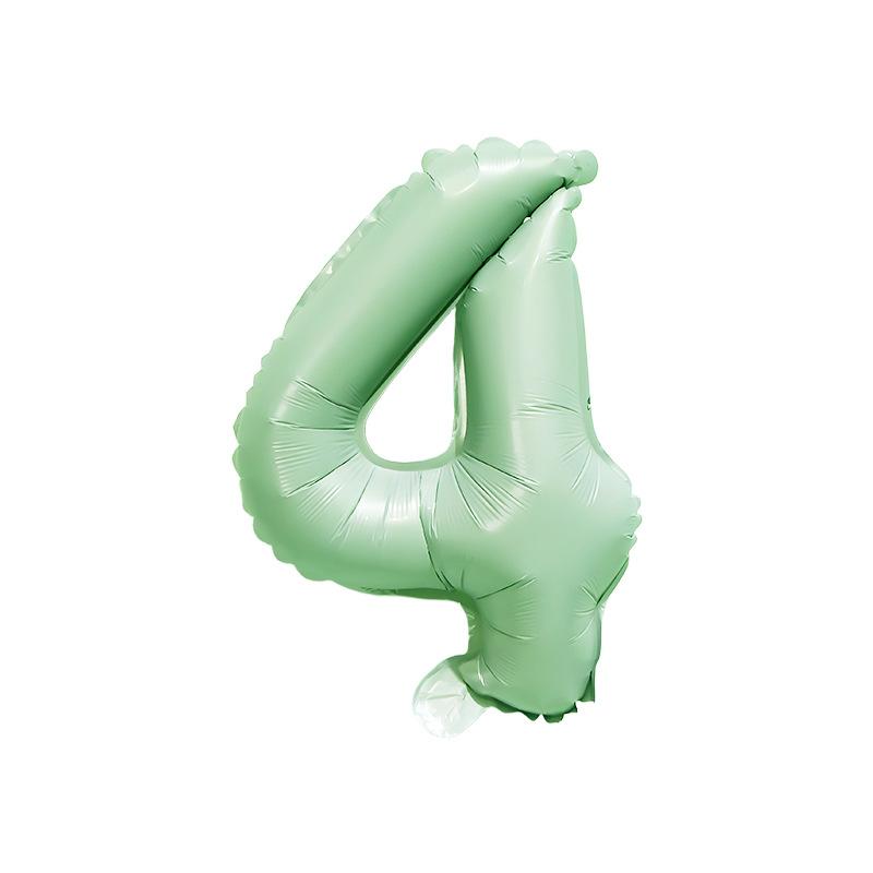 【16 INCH】Pastel Green ABC Balloons