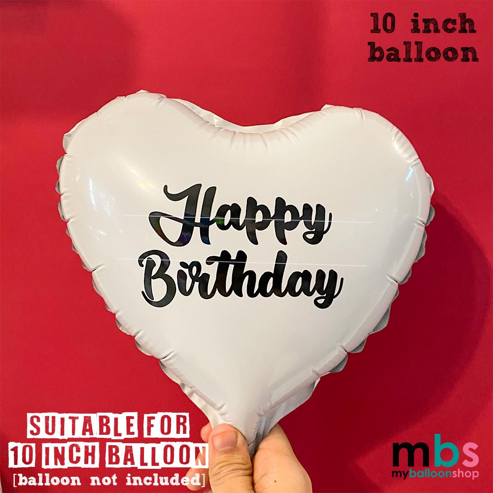 All Design - Sticker for 10 inch Foil Balloons