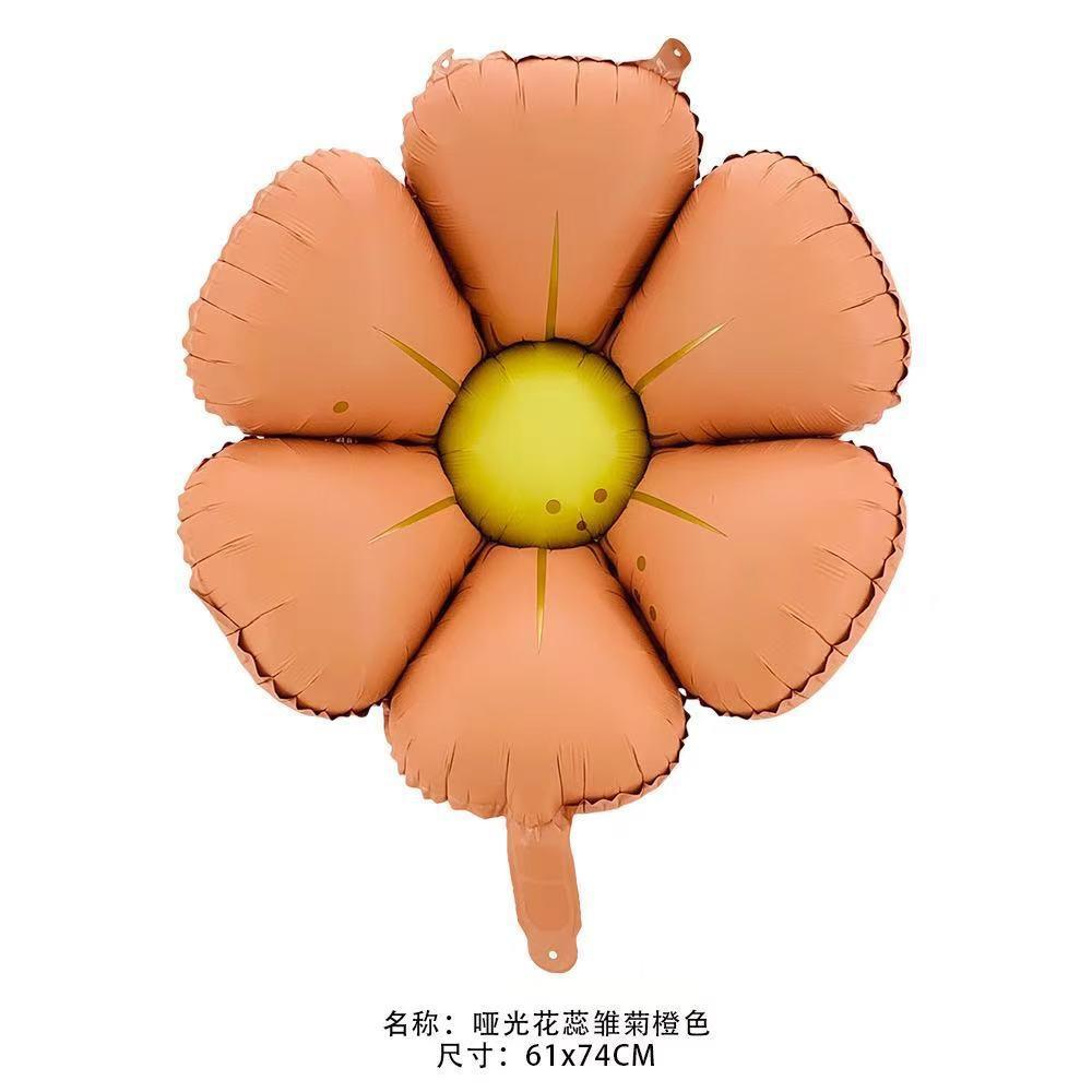 Line Daisy Flower Foil