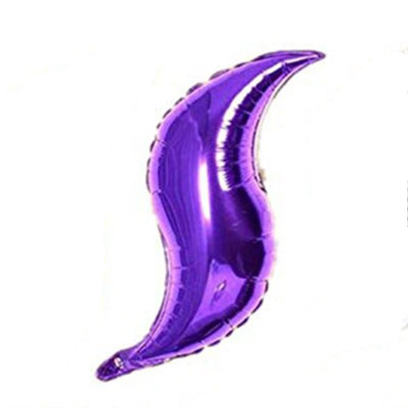 2pcs S-Shaped Foil Balloon Mermaid Tail