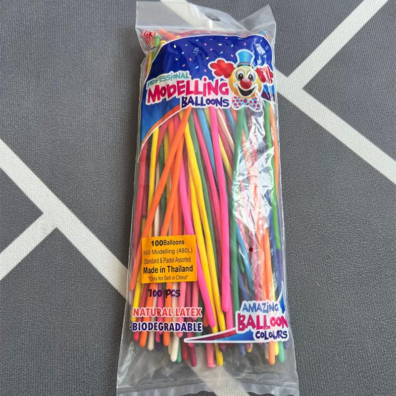 100 pcs Twisting BK 160 Balloon