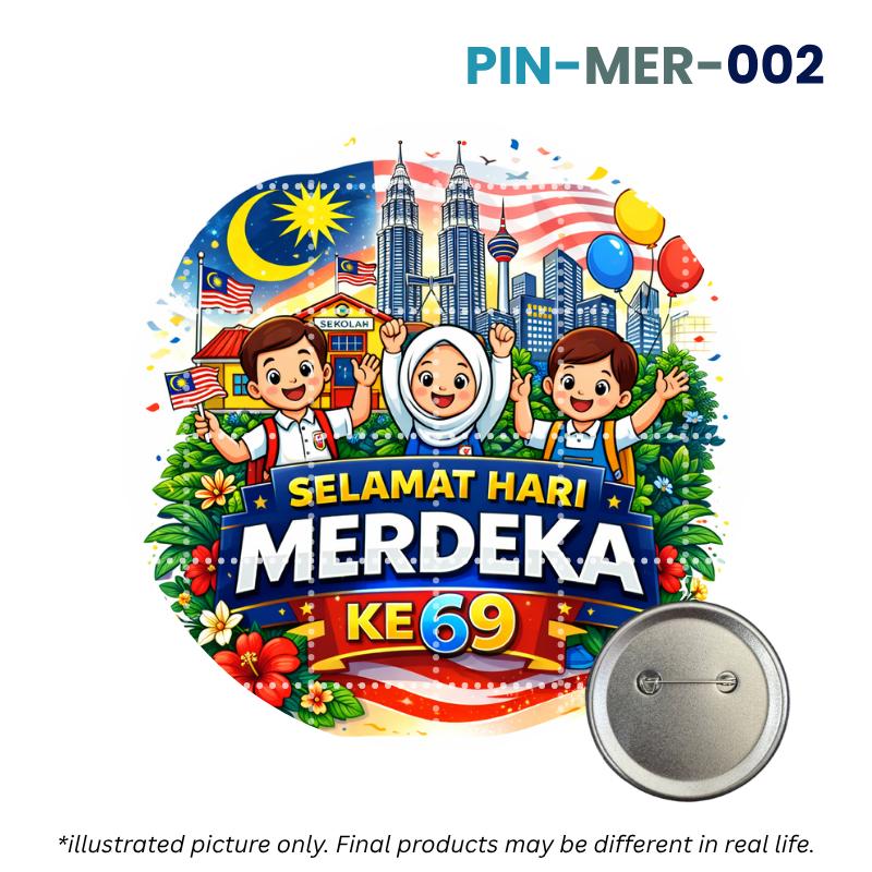 Magnet/Pin Hari Merdeka